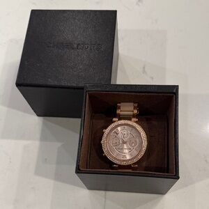 Michael Kors Women’s Rose Gold Chronograph Watch